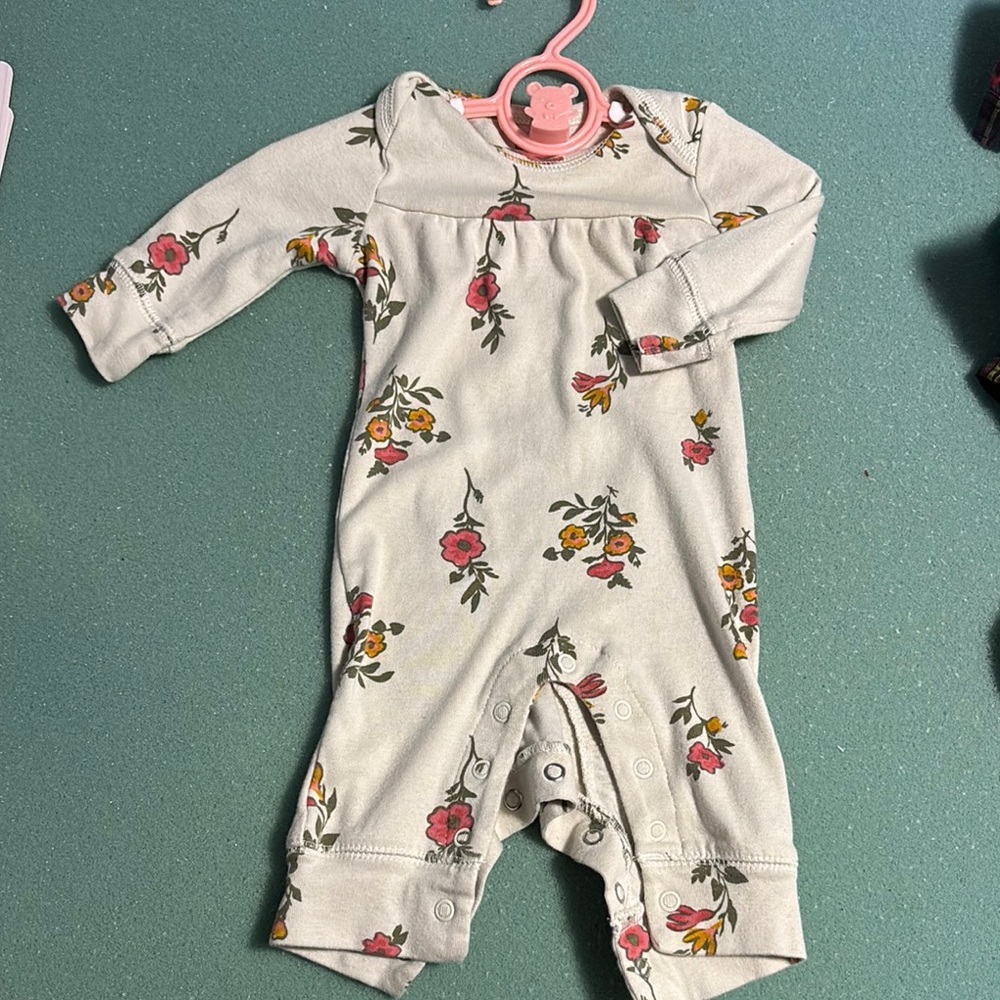 Floral Baby Onesie